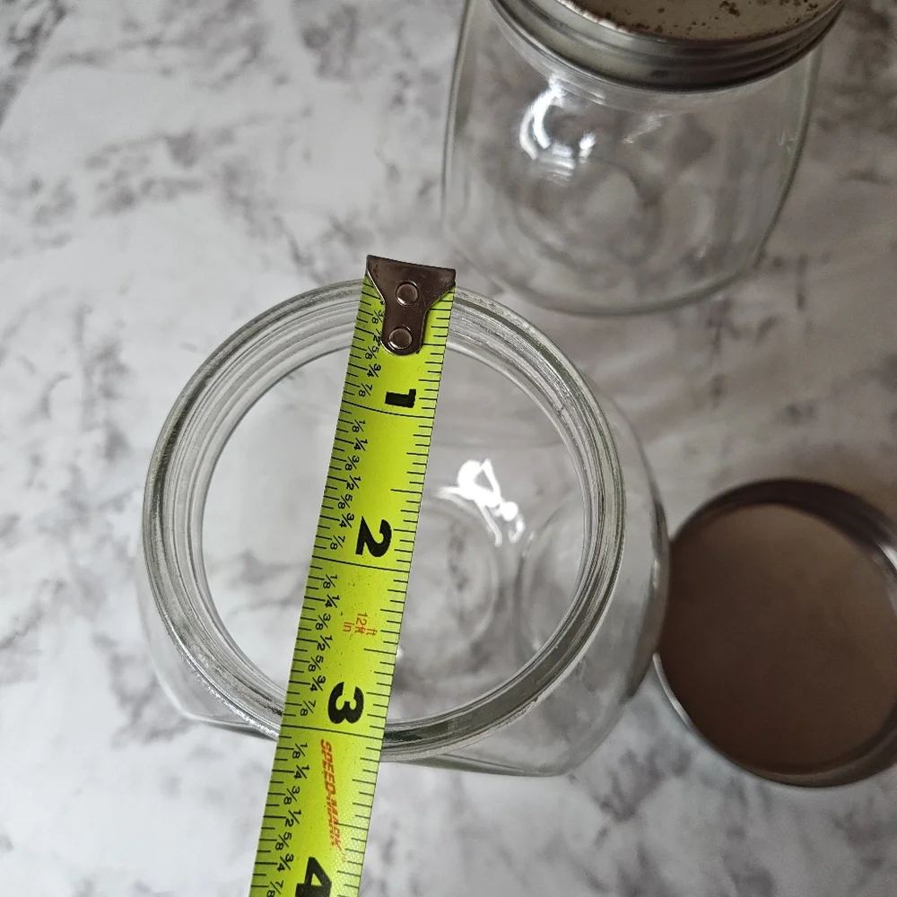 Glass Candy Storage Jars with Lid